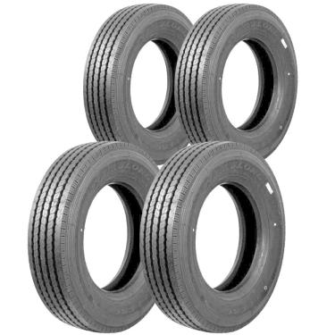 Imagem de Kit 4 Pneus 215/75R17.5 Liso 16 Lonas 135/133J LLF86 Linglong