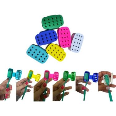 Imagem de Kit 4 Capinhas Protetora Escova Dente Protetor Cerdas Dental - FLEX3D,