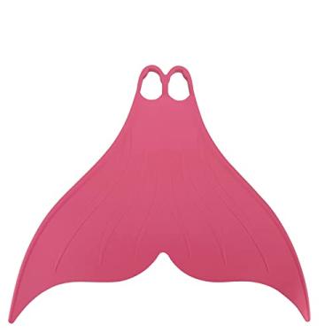Imagem de SEAQUANTUM Nadadeiras Mermaid Swim Monofin Para Snorkeling Mergulho Natação Adultos Homens Mulheres (Rosa, Extra Grande)