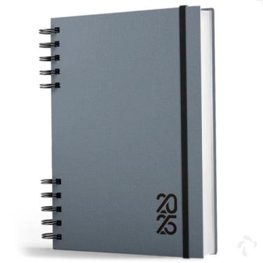 Imagem de Agenda 2025 Capa Dura Negócios E Organização Pessoal Cinza - NISTI PRI