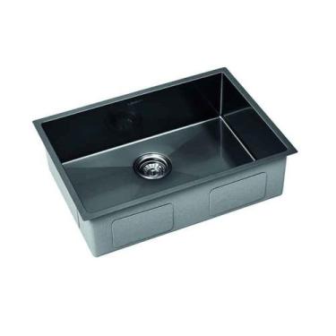 Imagem de Cuba para Cozinha 60x40x19cm Sobrepor ou Embuir Linha Cubo Lexxa - Lex