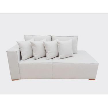 Imagem de sofá Toronto 2 lugares chese/ilha 190M - deddecor, Creme