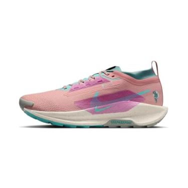 Imagem de NIKE Tênis masculino React Pegasus Trail 5 Gore-Tex, Red Stardust Bicoastal Vivid Grape Green Frost, 42