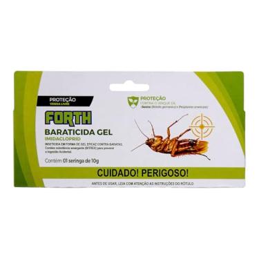 Imagem de Forth Baraticida, Isca em Gel, Imidacloprid, Seringa, Bico Dosador, 10g