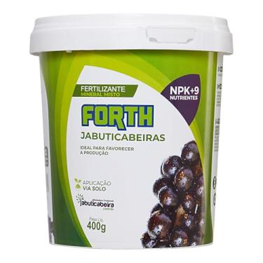 Imagem de Adubo Forth Jabuticabeiras, Fertilizante Mineral, NPK + Micronutrientes, Tecnologia de Liberação Controlada, Balde, 400g