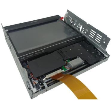 Imagem de Mecanismo Tela Retrátil Positron SP-6900NAV Montado Completo