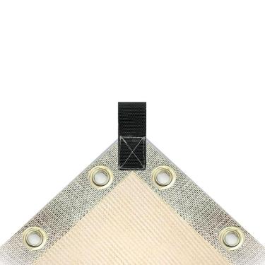 Imagem de Sombrite 80% Permeavel Bege 6X6 Bainha E Ilhós