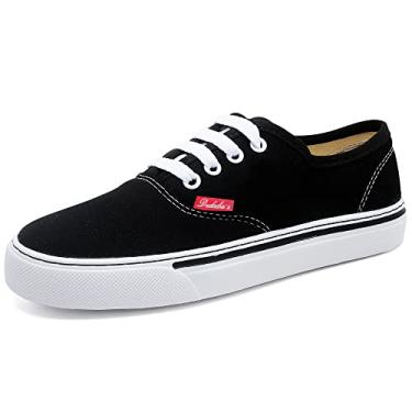 Imagem de Tênis Feminino Casual Basico de Amarrar Cano Baixo Confortavel TENIS500, Polo Blu ORIGINAL (Preto, BR, Adulto, Numérico, 37)