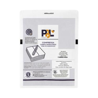 Imagem de 5 Pct Compressa Cirúrgica PBL Medic 25x28 com Fio Radiopaco, 25x28