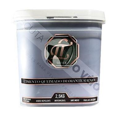 Imagem de Tinta Efeito Cimento Queimado 2,5KG Blue Lace Lt Shine - LT SHINER