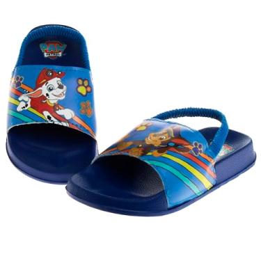 Imagem de Nickelodeon Sandália de praia Paw Patrol Summer (criança pequena), Azul, 11-12 Little Kid