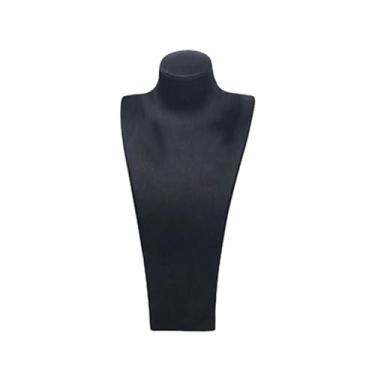 Imagem de simhoa Suporte para exibição de busto de colar, suporte para manequim de colar, decoração elegante, presente para loja de venda para mulheres, organizador de, Preto, 16 Cm X 8.5 Cm X 32