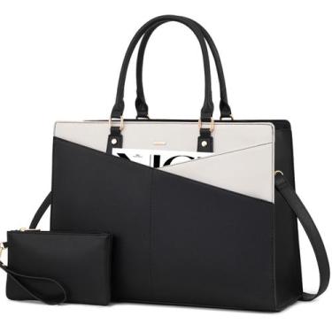Imagem de Sacola para laptop LOVEVOOK Leather Business Office para mulheres