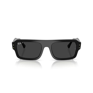 Imagem de Óculos de Sol Ray-Ban Polarizado Lukas 0RB4454 667748 Tam 56 / Preto - Lentes Preto
