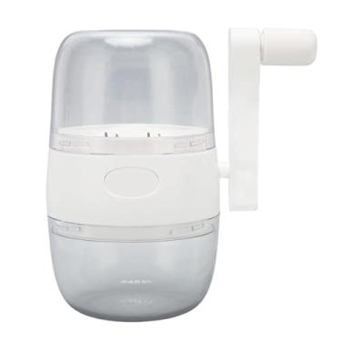 Imagem de Hand Crank Lâminas de aço inoxidável Chopper Porca Manual Nut Grinder Com Skid Resistência Handle for Alho Branco ABS Material Easy Clean Multipurpose Kitchen Tool