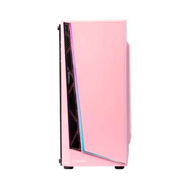 Imagem de Pc Gamer Option Info Rosa Ryzen 5 5600g Vega 7 Ssd 480gb 16gb 3200mhz