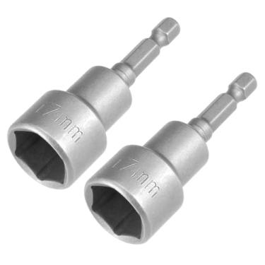 Imagem de TA-VIGOR 2 peças de haste hexagonal de troca rápida de 1/4, broca magnética de 17 mm, comprimento de 65 mm, métrica para manutenção de máquinas, móveis, marcenaria, reparo automático