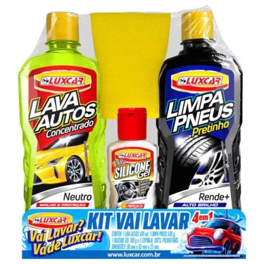 Imagem de Kit Vai Lavar 4 em 1 para Carros - 2200 - LUXCAR