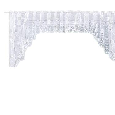Imagem de Cortina Bando Renda Cascata Cozinha Bule 3,15x1,00 Variadas