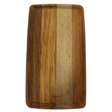 Imagem de Tábua De Cortar Profissional Madeira Carne Churrasco Cozinha Legumes R