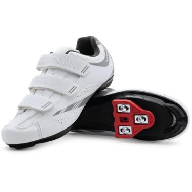 Imagem de Tommaso Pista Tênis de ciclismo feminino Peloton Delta Clip & SPD — Sapatos de ciclismo Delta Cleat e sapatos de ciclismo indoor para mulheres — Spin Shoes femininos para ciclismo interno com