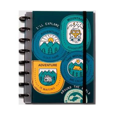 Imagem de Caderno Com Discos Tamanho A5 100 Folhas Pautadas 14,1 * 20,5 CM (CATIMBOS)