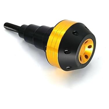 Imagem de BYYINGSUS Compatível com MT-09 MT09 SP 2021 2022 2023 MT 09 FZ09 TRACER9 Acessórios de motocicleta Sliders Crash Pad Protetor de queda (dourado)