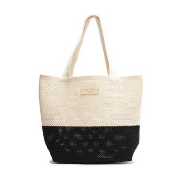 Imagem de Bolsa Shopping Grande Crochê Lançamento Brizza Cor:;Tamanho:UN-Feminino