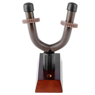 Imagem de Mingzhe Suporte de Gancho de Guitarra Suporte de Balanço Com Base de Nogueira para Ukulele Baixo Acústico Elétrico