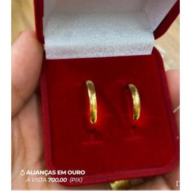 Imagem de Aliança em Ouro 18k 2 gramas - Dithas