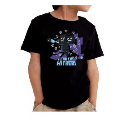 Imagem de Camisa Minecraft Jogo Filme Gamer Infantil E Masculina M50 100% Algodã