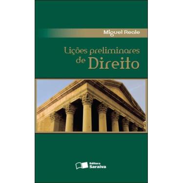 Imagem de Livro - Lições Preliminares do Direito - 27ª Edição 2013