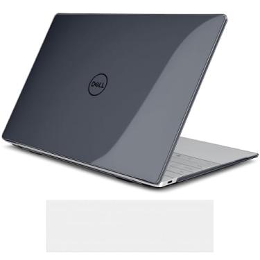 Imagem de Loyrina Capa transparente para Dell XPS 13 Copilot+ PC 34.0 cm Display 2024 – Capa fina e leve transparente para laptop com proteção resistente a arranhões, design de ventilação, preta