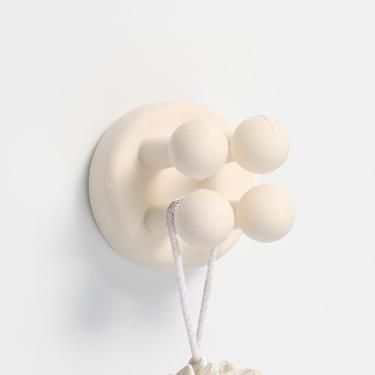 Imagem de 2 ganchos de silicone para pendurar, suportes de escova de dentes para barbear, ganchos de parede adesivos para pendurar chaves, roupas, cabo de toalha para cozinha, banheiro