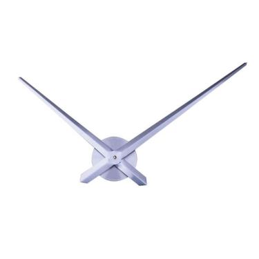 Imagem de Relógio de parede, metal minimalista moderno, 42 cm, silencioso, sem tique-taque