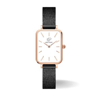 Imagem de Relógio Feminino Quadrado Rose Vermont minimalista New Port