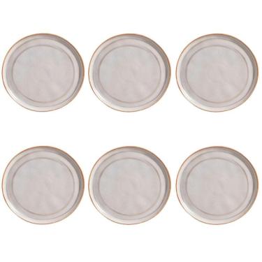 Imagem de Conjunto De Pratos Rasos 06 Peças Bio Tempus Porto Brasil