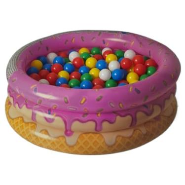 Imagem de Piscina Inflável Fundo Do Mar Redonda(88L + 50 Bolinhas)