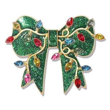 Imagem de BVGA Broche de Natal para mulheres, vermelho, rosa, arco de Natal, alfinetes, enfeite de lâmpada colorida, acessórios de joias de Natal, roupas, lembrancinhas de festa, presentes, Big, Liga de aço