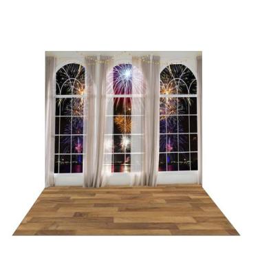 Imagem de Fundo Fotográfico Ano Novo Cenário Tecido 1,20 x 1,70m - Fadrix, FANV0