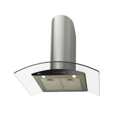 Imagem de Coifa de parede Fischer Talent Touch 90 cm Vidro Digital - 127 Volts 110