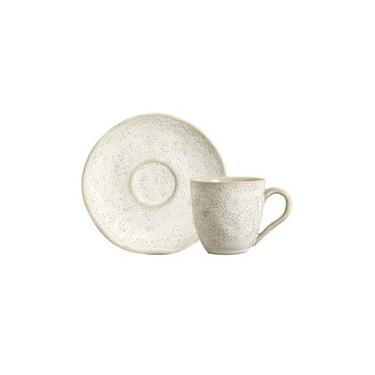 Imagem de Conjunto com 6 Xícaras de Café com Pires Orgânico Vanilla 120ml