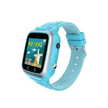 Imagem de Sanpyl Mini Relógio Inteligente Com Câmeras Duplas e Lanterna, Jogos de Quebra-cabeça e Pedômetro para Crianças, Brinquedo Multifuncional de Silicone (Sanpylsznmvge5of-211027MQ02-1)