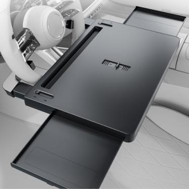 Imagem de Bandeja de assento de volante de carro, mesa de volante grande ajustável 2 em 1 para escrever, laptop, jantar, comida, bebida, trabalho