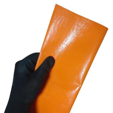 Imagem de Rolo de 100 Metros de Mangueira Flat Laranja Achatada 3 Polegadas Irri