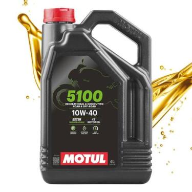 Imagem de Óleo Motul Galão 5100 10w40 Semissintético 4 Litros