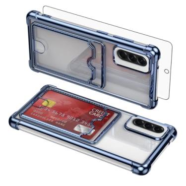 Imagem de Asuwish Capa de celular para celular Samsung Galaxy A56 5G com protetor de tela de vidro temperado e resistente à prova de choque híbrido suporte de cartão rígido acessórios A 56 56A LTE mulheres