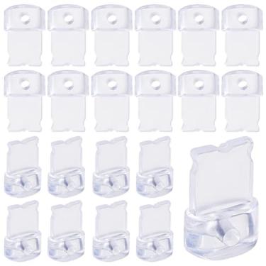 Imagem de SUNNYCLUE 1 caixa, 50 peças, plugue antipoeira para telefone, capa de plástico transparente, transparente, protetor à prova de poeira, portas de carregamento, capas de proteção contra poeira para