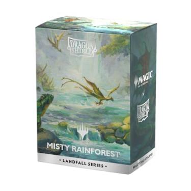 Imagem de Dragon Shield | Matte Dual Art Sleeves | 100 CT - Smooth & Tough Premium TCG Sleeves | Compatible with Pokemon, Flesh & Blood, One Piece & Magic The Gathering | Misty Rainforest