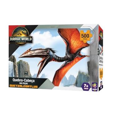 Imagem de Jurassic Rebirth, Quebra-cabeça 500 peças Quetzalcoatlus, Mimo brinquedos